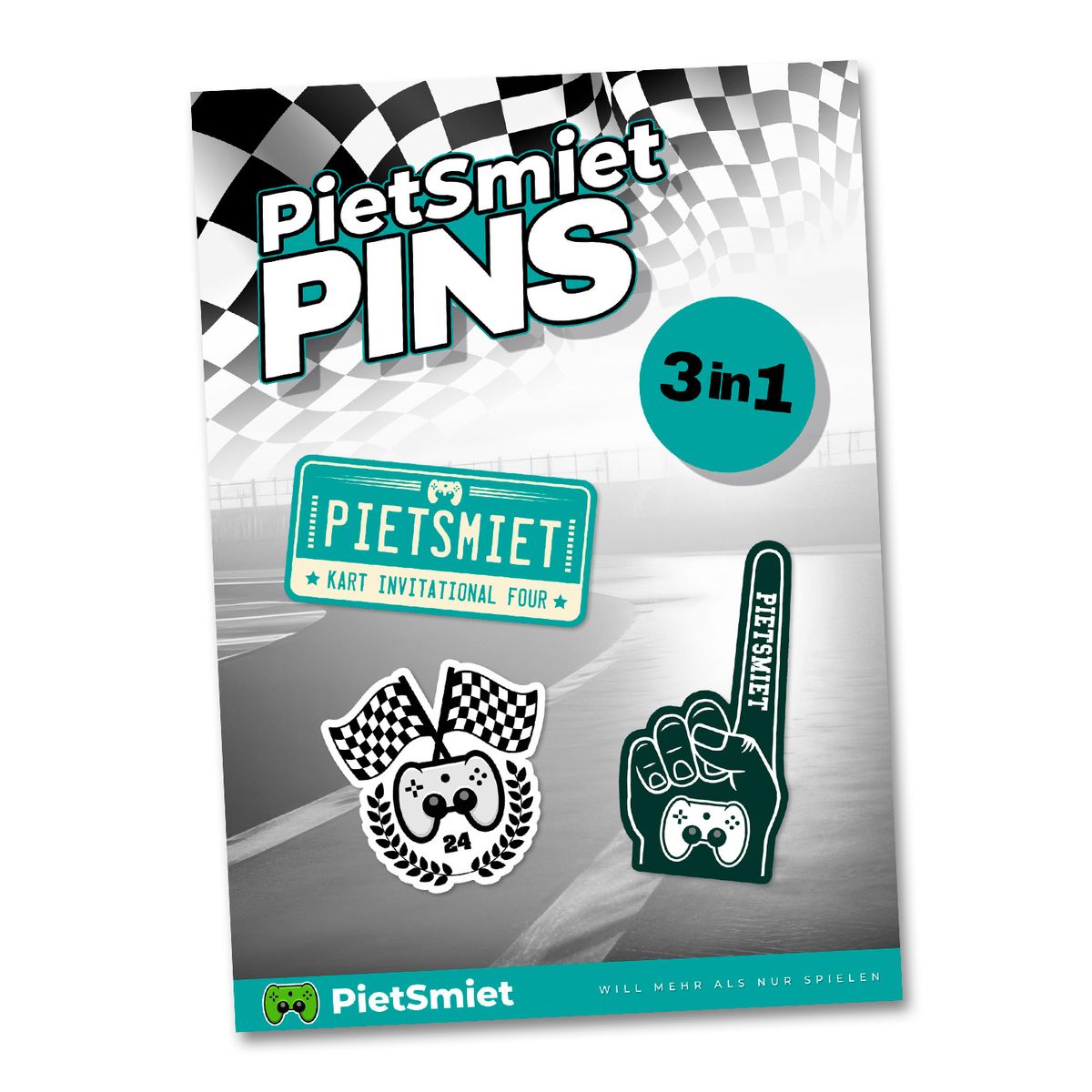 PietSmiet - Kart 4 - Pin-Set