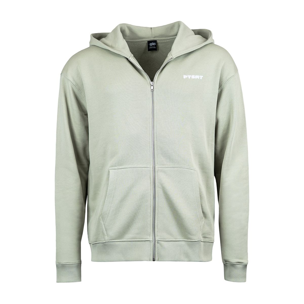 Basic Green - Zip-Hoodie