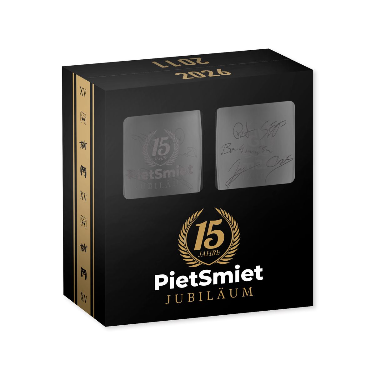 Das 15-Jahre-Gläser-Set