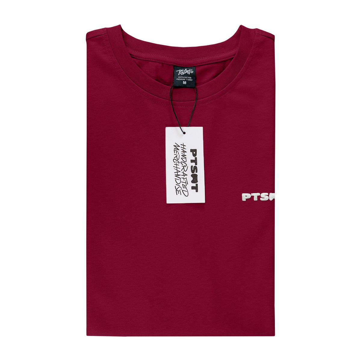 Basic Bordeauxrot - T-Shirt