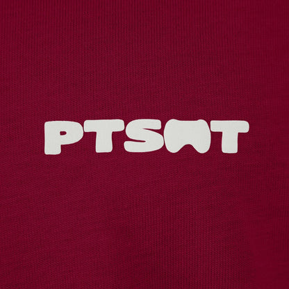 Basic Bordeauxrot - T-Shirt