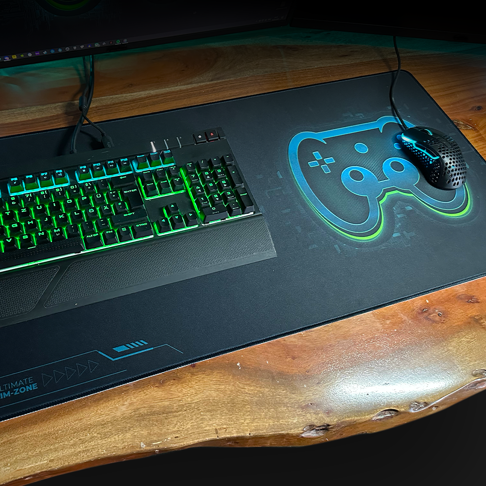 PietSmiet - Neon Controller - Mauspad XL